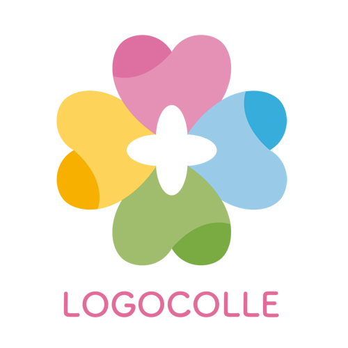 商品番号 0351 ハート クローバー のロゴデザイン ロゴの作成 ご購入ならロゴコレ